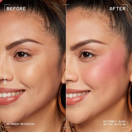 Nyx Professional Makeup Buttermelt Powder Blush Fade And Transfer-Resistant Blush Vegan Formula Getting Butta 08 0.17 Ounce - Image 3