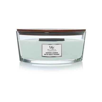 Woodwick Sagewood & Seagrass Boat Scented Candle 4536 G
