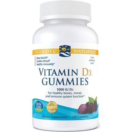 1000 Iu Vitamin D3 120 Gummies