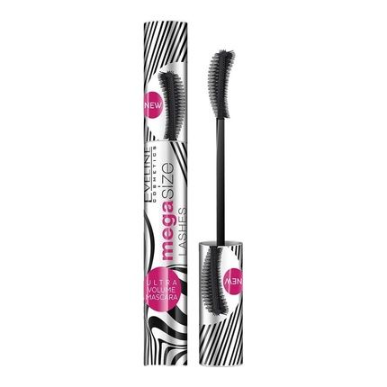 Eveline Mega Size Lashes Mascara Thickening And Lengthening Mascara - 10Ml
