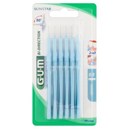 Gum Sunstar Proxab Brush Bidirection2314 Light Blue