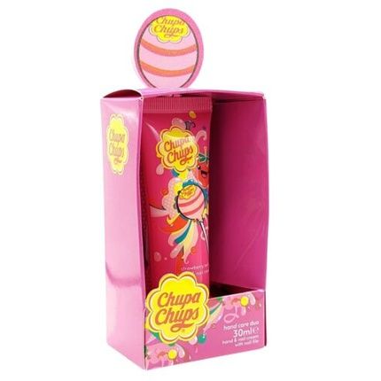 Chupa Chups Hand Care Duo Hand Nail Cream Strawberry 30Ml And Nail File