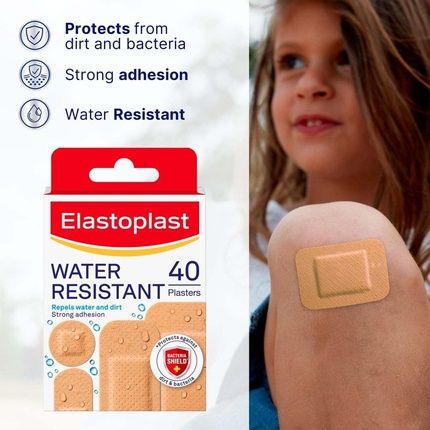 Elastoplast Water Resistant Plasters 40 Pack