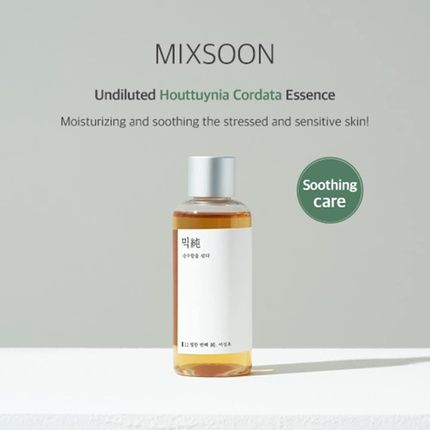 Mixsoon Heartleaf Essence 100Ml Soothing Irritated Skin Moisturizing For Sensitive And Dehydrated Skin Relieve Redness Clean Beauty Natural Ingredient All Age Korean Skincare 3.5 Ounce
