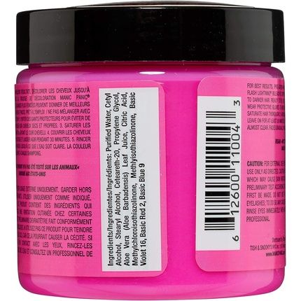 Manic Panic Cotton Candy Classic Creme Vegan Cruelty Free Semi-Permanent Hair Colour 118Ml 0.59 Ml