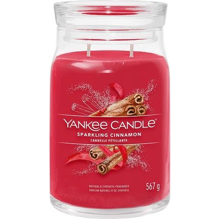 Yankee Candle Signature Scented Candle ; Large Sparkling Long Burn Candle