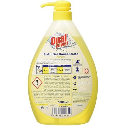 Dualpwr Gel Dish Soap Agrumi 1L