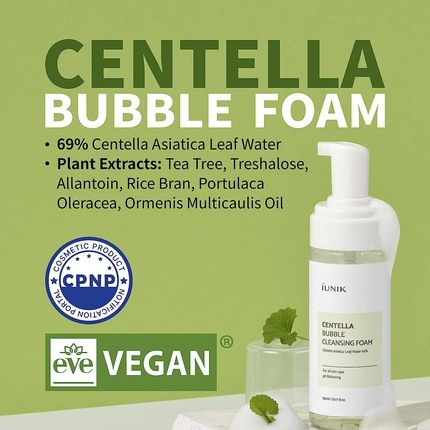 Iunik Centella Bubble Cleansing Foam 150Ml