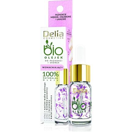 Delia Cosmetics Strengthening Bio Oil For Nails And Cuticles 11Ml - Amaranth Flower