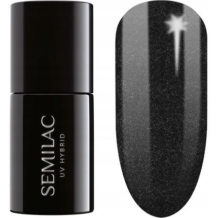 Semilac 394 Sparkling Midnight Date Nail Uv Gel Polish 7Ml