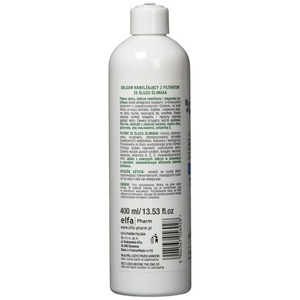 Vis Plantis Moisturizing Body Lotion With Snail Filtrate And Green Tea Extract 400G - Image 3