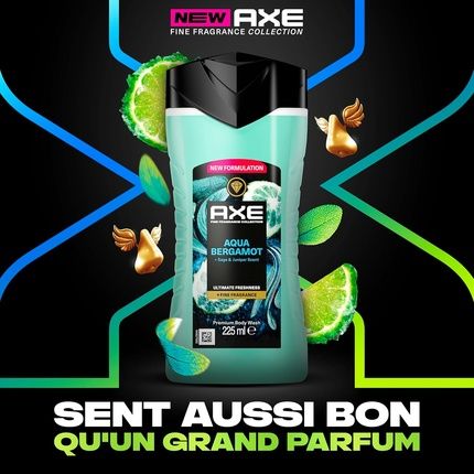 Axee Prestige Collection Shower Gel Aqua Bergamot 12H Freshness - Image 3