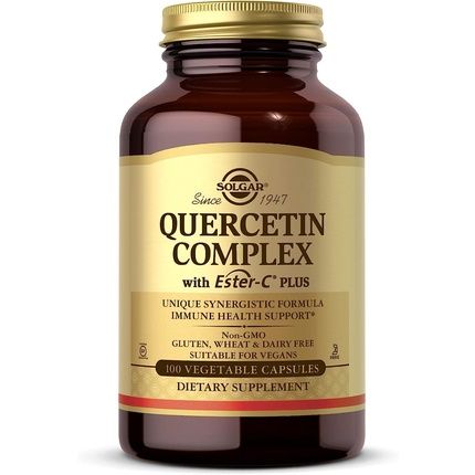 Solgar Quercetin Complex With Ester-C Plus Vegetable Capsules 100 Count
