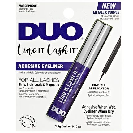 Duo Line It Lash It Adhesive Eyeliner Metallic Purple Waterproof Long