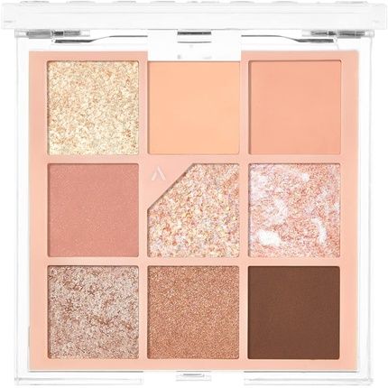 Unleashia Glitterpedia Eye Palette No.3 All Of Coralpink