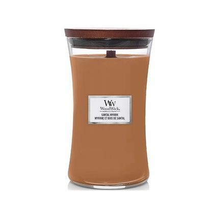 Woodwick Santal Myrrh Vase Large Scented Candle With Sandalwood And Myrrh 6095 G