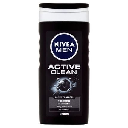 Nivea Men Active Clean Shower Gel 250Ml