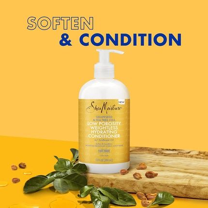 Sheamoisture Low Porosity Weightless Hydrating Conditioner For Curly Coily Hair 13 Fl Oz - Image 3