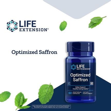 Life Extension Optimized Saffron With Satiereal 60 Vcaps - Image 3