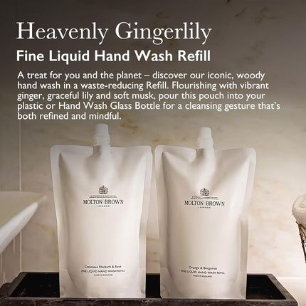 Molton Brown Heavenly Gingerlily Fine Liquid Hand Wash Refill 400Ml - Image 3