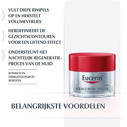 Eucerin Hyaluron Filler + Volume Lift Nachtcreme 50Ml