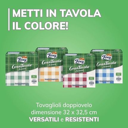 Foxy Napkins - Doppiovelo, Scottish Grantavola - Image 3
