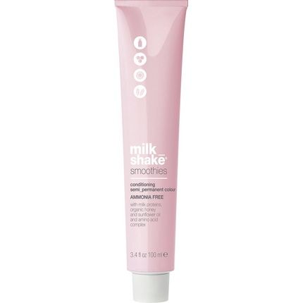 Milk Shake Smoothies Semi-Permanent Color 100Ml 10.17 Blonde Platinum Ash Violet
