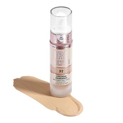 Makeup Revolution Irl Filter Longwear Foundation Medium To Full Coverage 23Ml F7 - Image 3