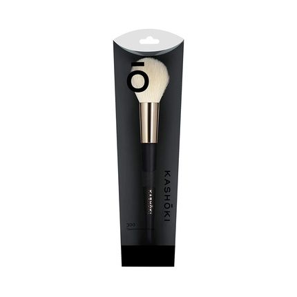 T4B Kashoki 300 Tapered Powder Brush For Applying Blush, Bronzer And Powders With Natural Goat And Taklon Bristles - Professional Use - Image 3