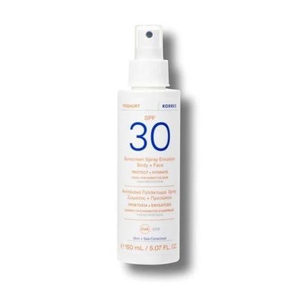 Korres Yoghurt Sunscreen Body & Face Spray Spf30 - 150 Ml
