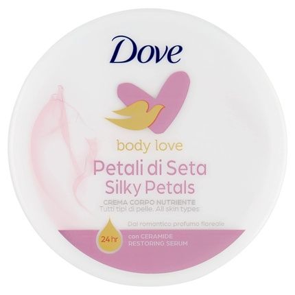 Dove Silk Body Cream Nourishing Body Cream For All Skin Types 300Ml