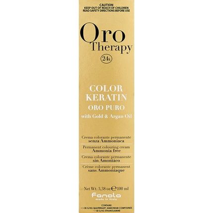 Fanola Oro Therapy Color Keratin 100Ml 6.13 Dark Blonde Beige
