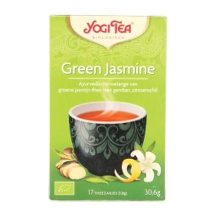 Yogi Tea Green Jasmine Organic A Refreshing Herbal Tea With Jasmine Flavor