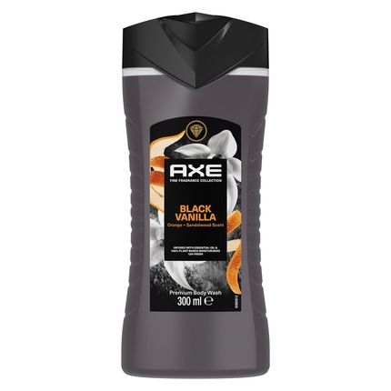 Axe Fine Fragrance Collection Premium Shower Gel Black Vanilla 300Ml Vanilla