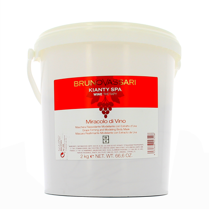 Bruno Vassari Kianty Spa Grape Firmness Body Remodeling Body Cream Mask - 2000 Grams