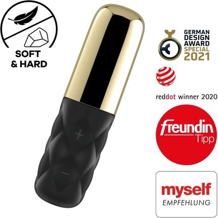 Satisfyer Sparkling Darling Mini Vibrator With 15 Vibration Modes G-Spot And Clitoris Stimulation Rechargeable 11.5Cm