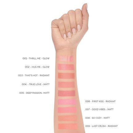 Pupa Milano Wonder Me Blush 007 Good Vibes Matt 0.141 Oz - Smooth Texture - Blends Easily - No Powdery Effect - Talc-Free - Paraben-Free - Enriched With Hyaluronic Acid Powder Make Up