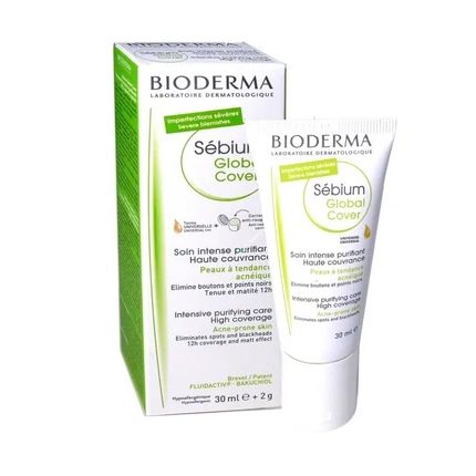 Bioderma Sbium Global Cover 30Ml Intensive Purifying Care With High Coverage