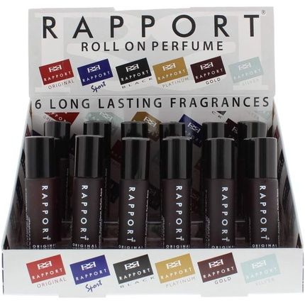 Eden Classic Rapport Original 10Ml Roll On Perfume Display Unit 24Pcs