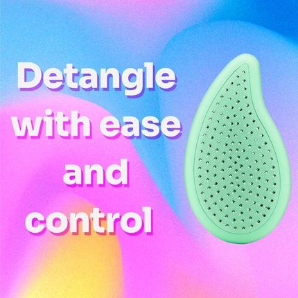 Wetbrush Go Green Palm Detangler With Ultra Soft Intelliflex Bristles Tea Tree Oil Infused Green - Image 3