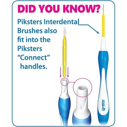 Piksters Interdental Brushes Size 0 Grey Handle 10 Count - Image 3