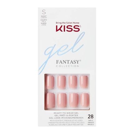 Kiss Gel Fantasy Nails Ribbons Pink