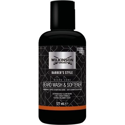 Wilkinson Sword Barber'S Style Beard Wash And Softener For Men 177Ml