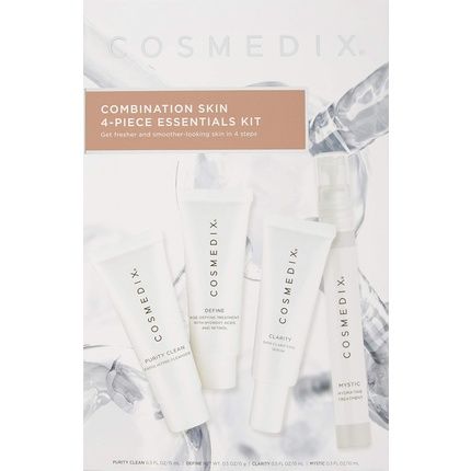 Cosmedix Combination Skin Essentials Kit - Treatments And Cleanser
