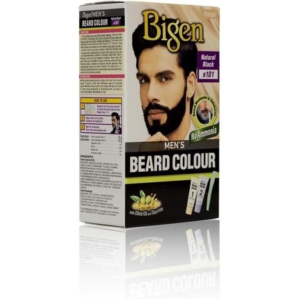 Bigen Men'S Beard Natural Black B101