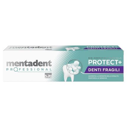 Mentadent Professional Toothpaste Protect + Tooth Powder Strengthens The Gums With Bio-Compatible Minerals And Vitamin E 75Ml Fruit Teeth