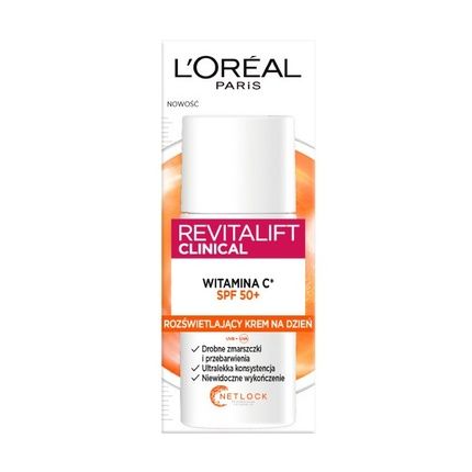L'Oreal Revitalift Clinical Vitamin C Brightening Day Cream Spf50+ 50Ml