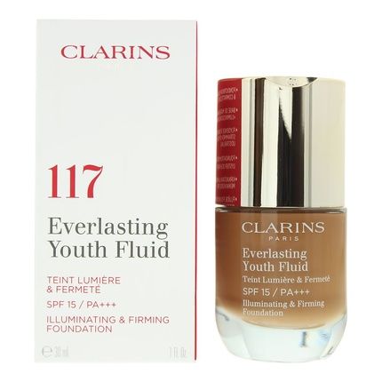 Clarins Everlasting Youth Fluid 117 Hazelnut Foundation 30Ml For Women