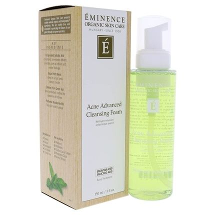 Eminence Organic Skincare Acne Advanced Cleansing Foam 5Oz 150Ml - Image 3