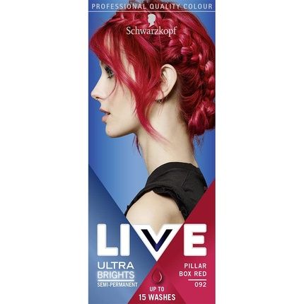 Live Color Xxl Ultra Brights Or Pastels Semi-Permanent Hair Color Pillar Box Red 92